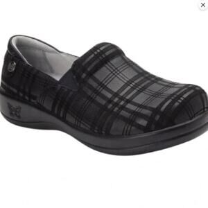 Alegria Keli Plaid To Meet You  Women's 37 Comfort Casual Shoes KEL-597 Black